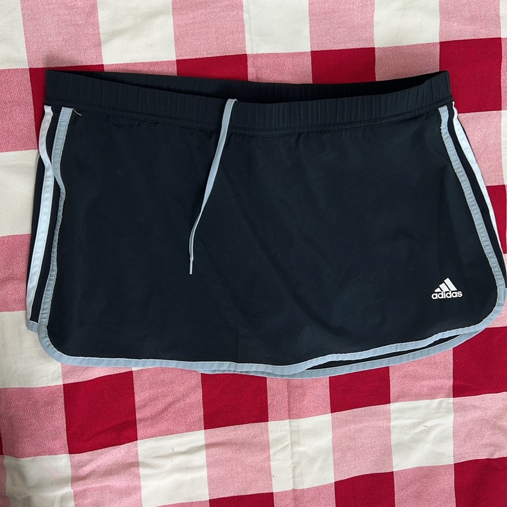 Adidas Black Skort with Gray Accents